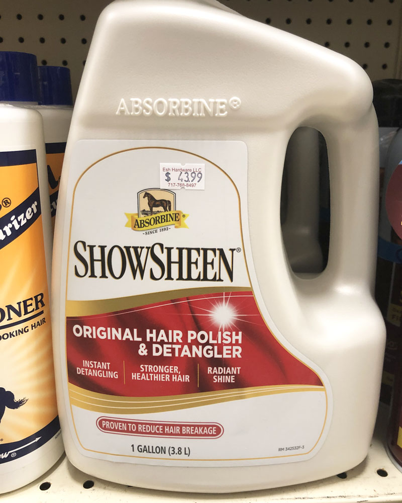 Show sheen on clearance dogs